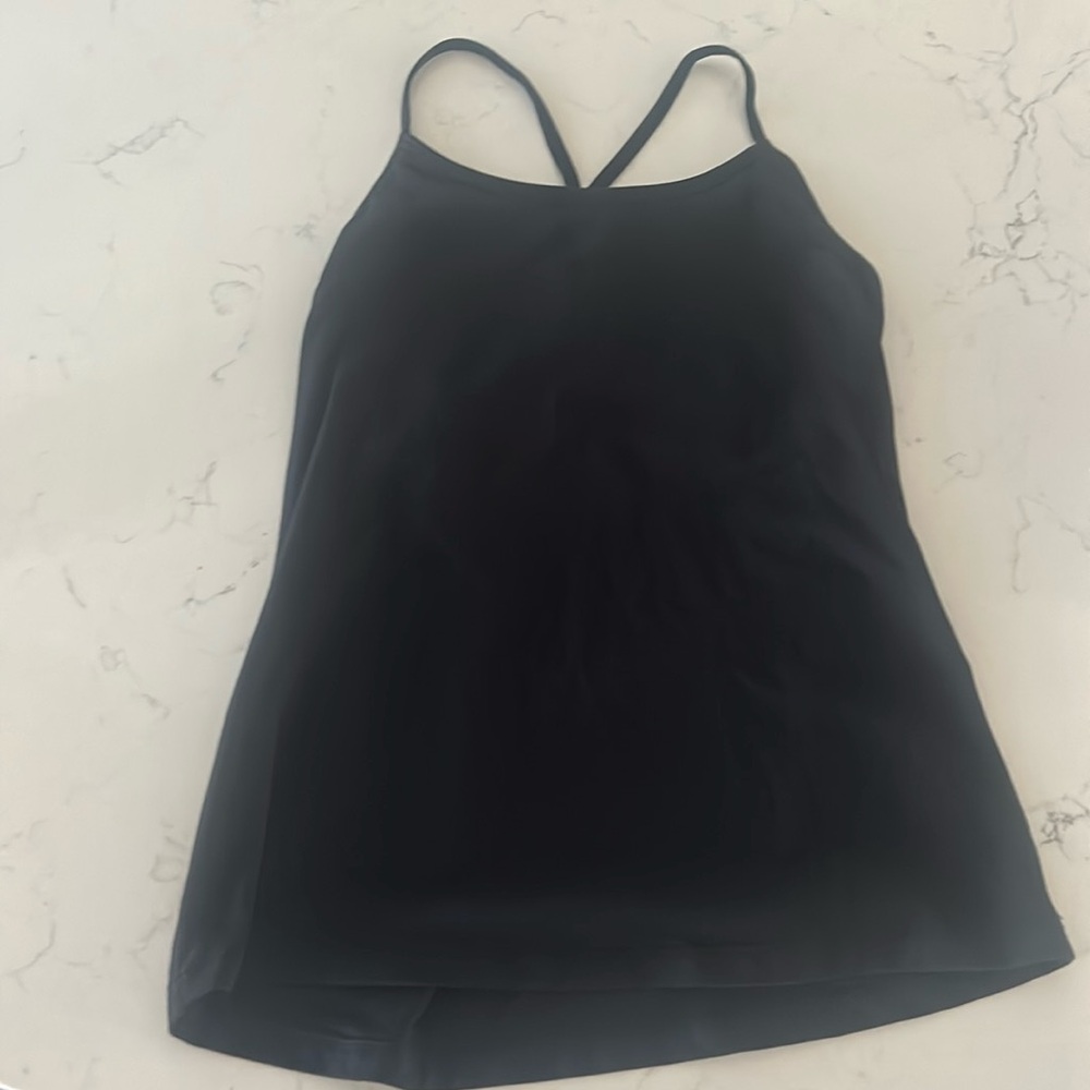 Black tank top